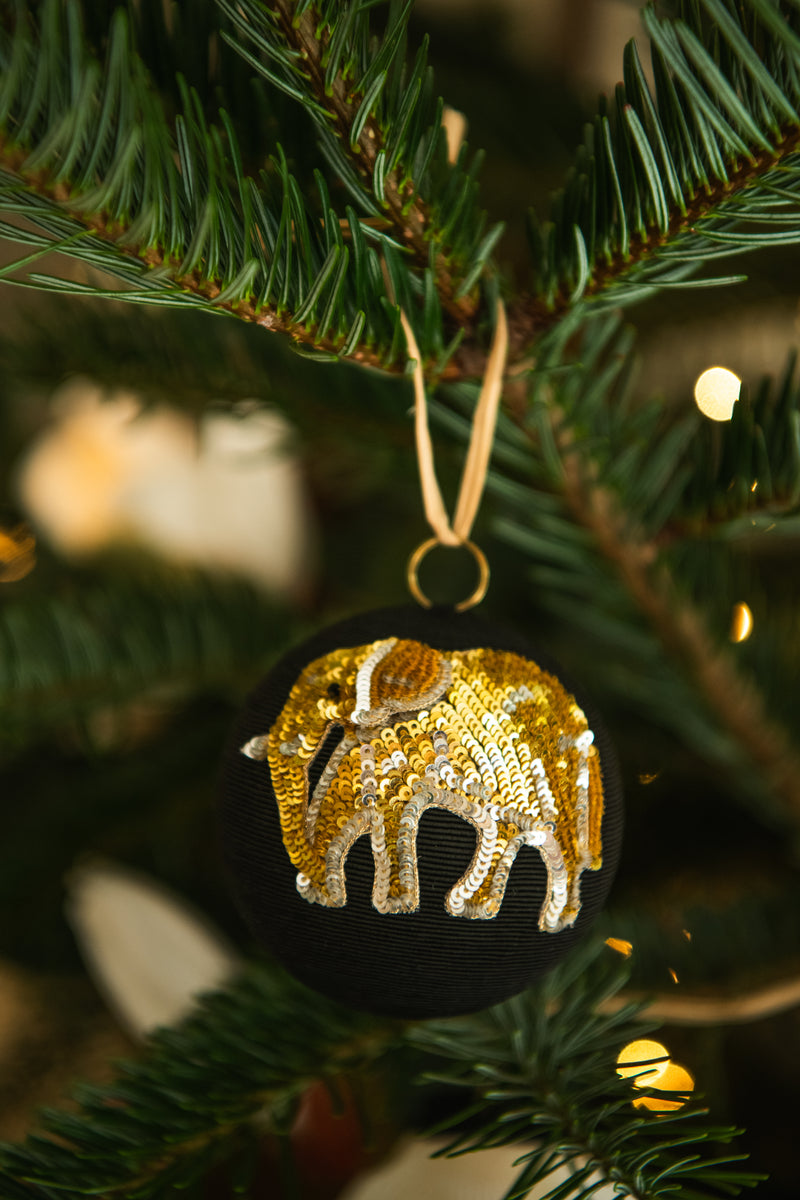 Elephant Christmas Ornament