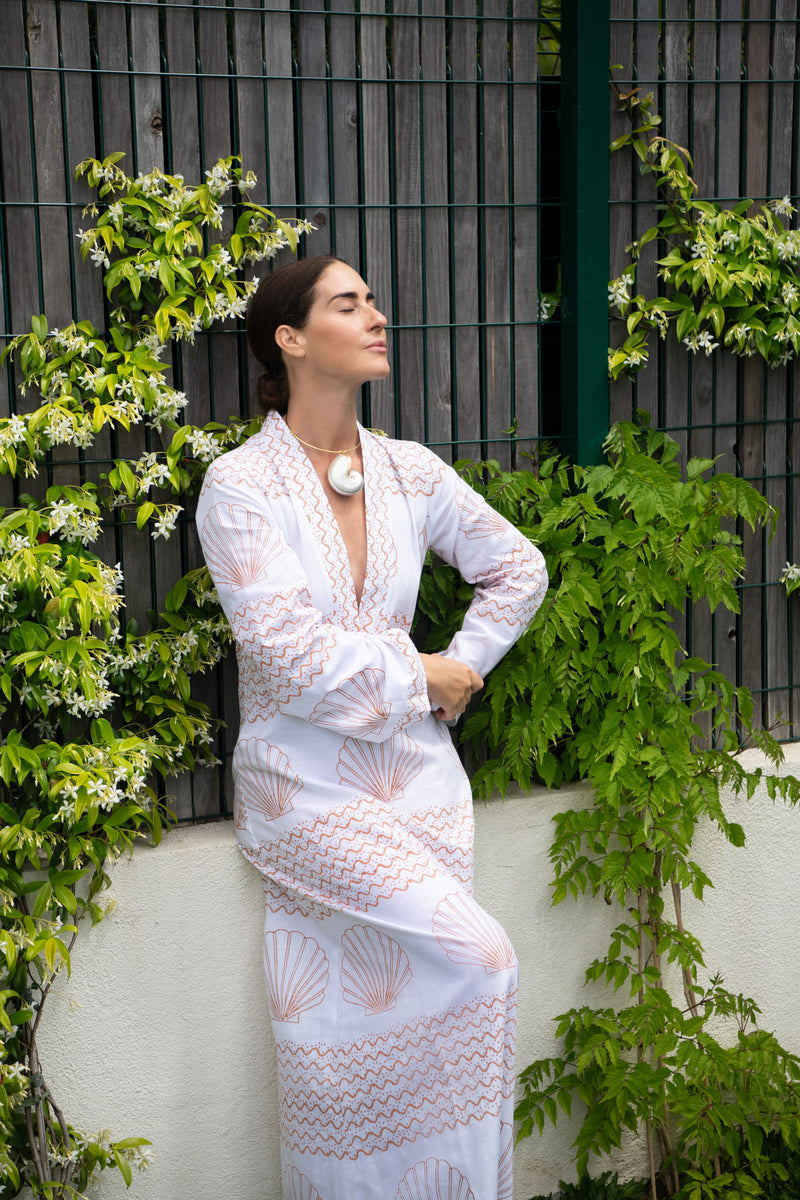 The Athena Shell Caftan