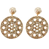 Eyelet Lace- Hammered boullion