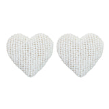 Mini Cora - Beaded White