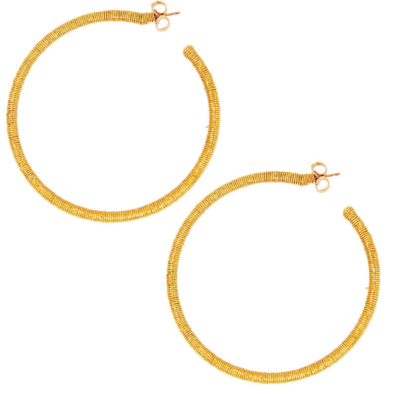 THIN CLASSIC HOOP - Gold