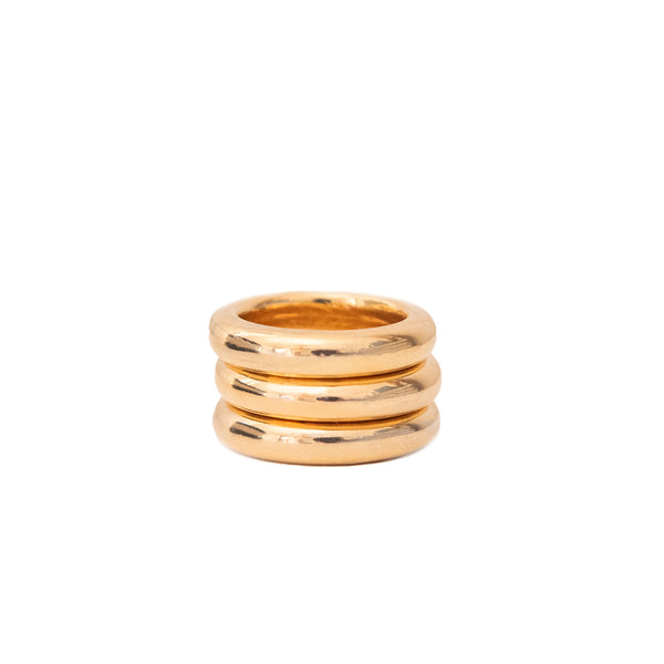 Finger Ring - Gold (set of 3)