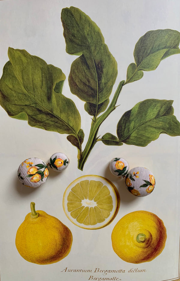 Hand Painted 2 Drop BonBon- Lemon