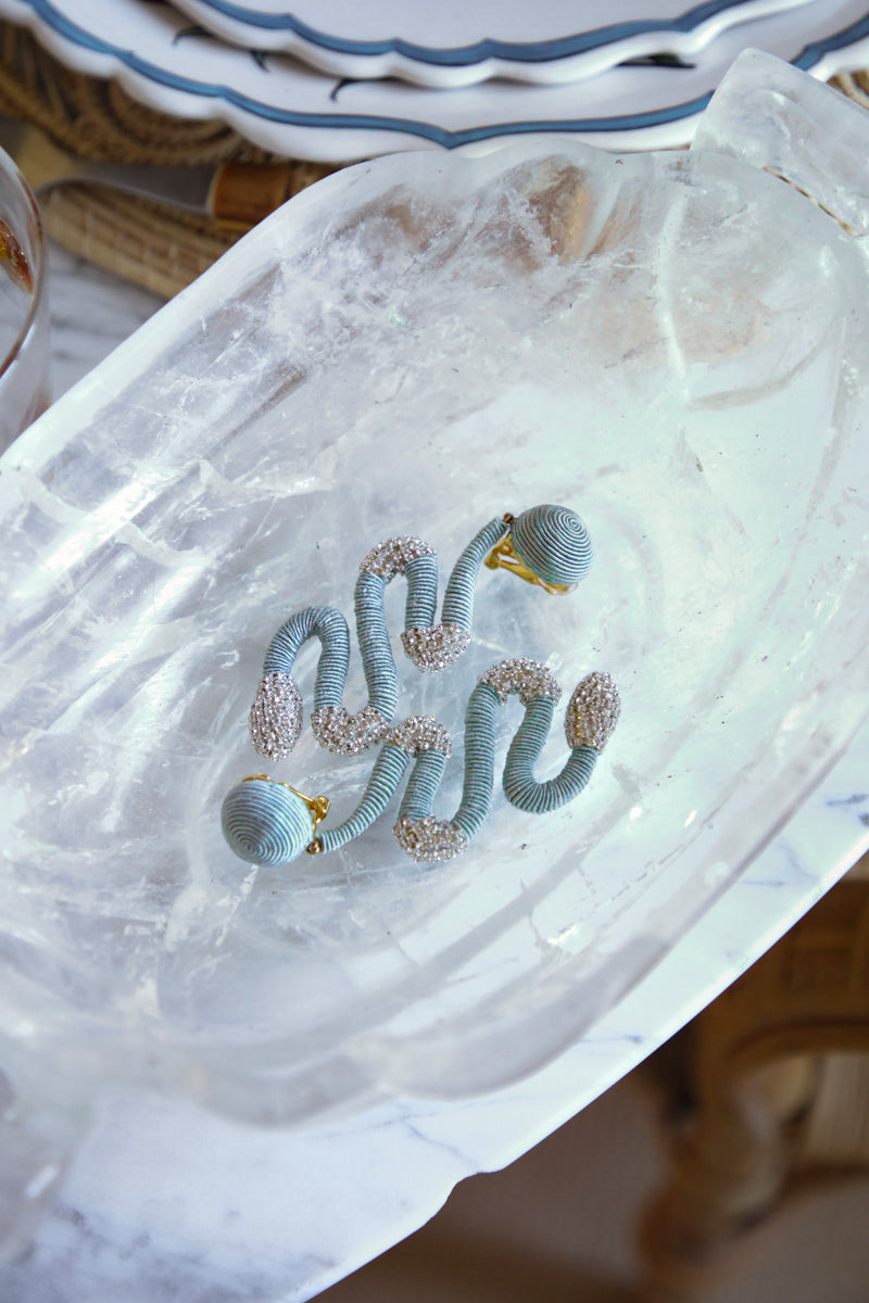 Snake- Seafoam/Crystal