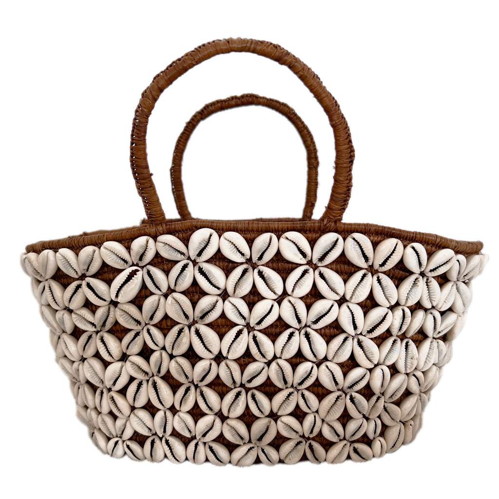 Straw Clutch Bag With Zip French Market Basket Monogram 