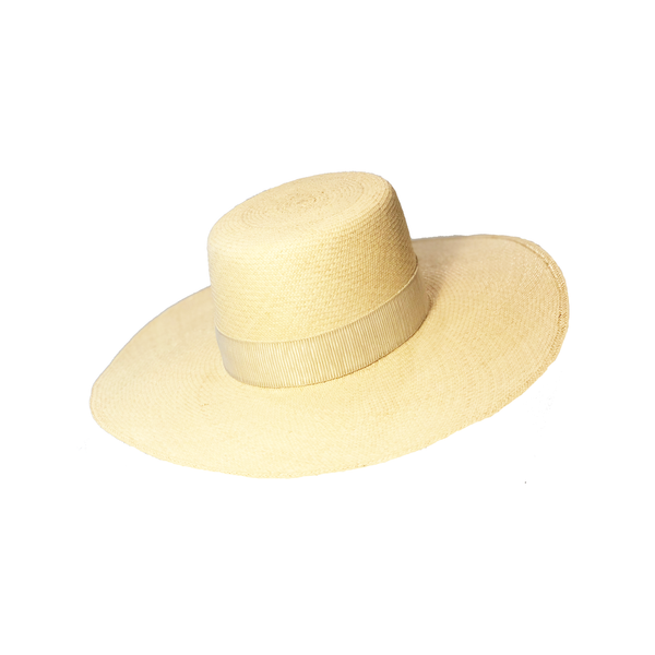 Panama Hat - White - Rebecca de Ravenel LLC, A Delaware Limited Liability Company